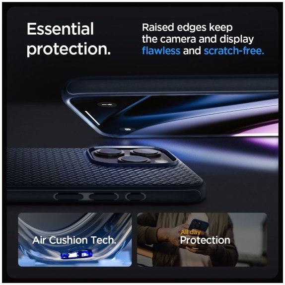 Θήκη Mag Armor με MagSafe για iPhone 15 Pro Max, Navy Blue, Spigen
