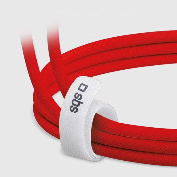 SBS - Καλώδιο USB-C/USB-C, 60W, PD, 1.5m, κόκκινο