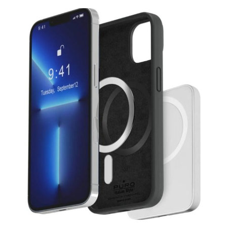 Θήκη ICON MAG με MagSafe για iPhone 14 Pro | Μαύρο | Black | PURO