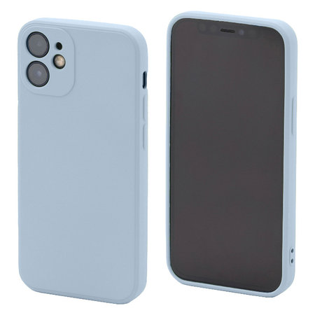 Θήκη Silicone για iPhone 12 mini | Ανοιχτό Μπλε | Light Blue | FixPremium