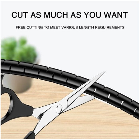 Καλώδιο Οργανωτής - Σωλήνας (10mm), μήκος 2M | gray | FixPremium