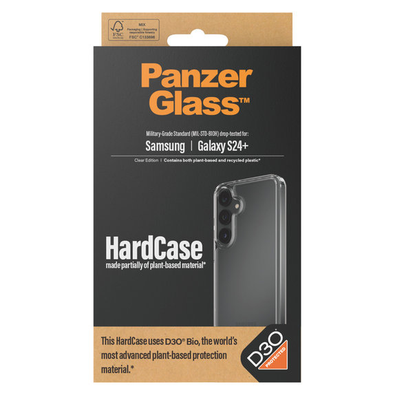 Θήκη HardCase D3O για Samsung Galaxy S24+, Διάφανο, PanzerGlass
