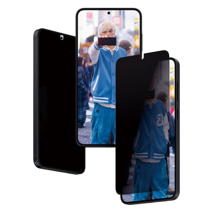 Προστατευτικό Γυαλί Re:Fresh UWF Privacy με εφαρμοστή για Samsung S24+ | Μαύρο | Black | PanzerGlass