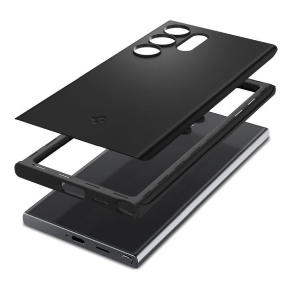 Θήκη Thin Fit για Samsung S24 Ultra, Μαύρο, Black, Spigen