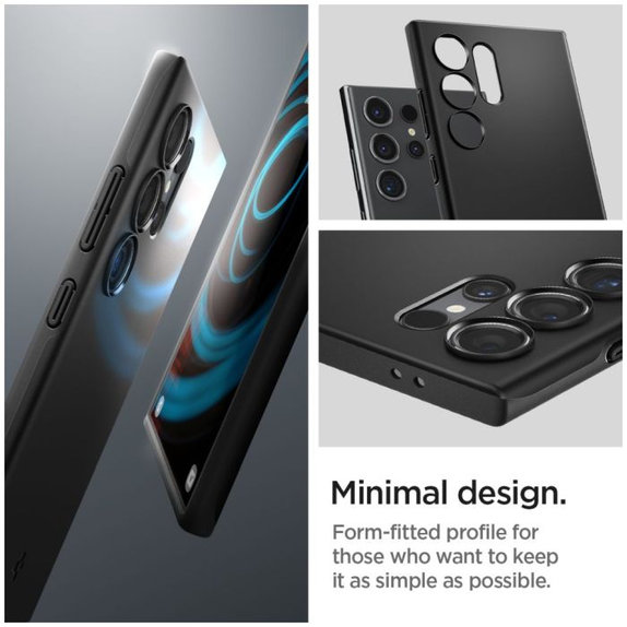 Θήκη Thin Fit για Samsung S24 Ultra, Μαύρο, Black, Spigen
