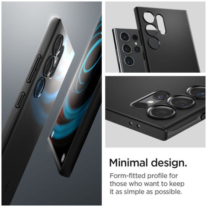 Θήκη Thin Fit για Samsung S24 Ultra | Μαύρο | Black | Spigen