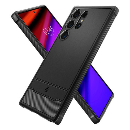 Θήκη Rugged Armor για Samsung S24 Ultra | Matte Black | Spigen