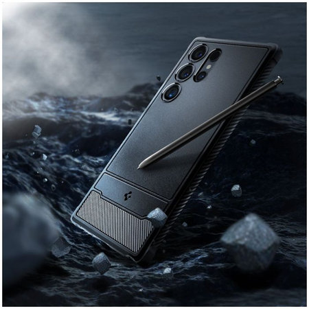 Θήκη Rugged Armor για Samsung S24 Ultra | Matte Black | Spigen