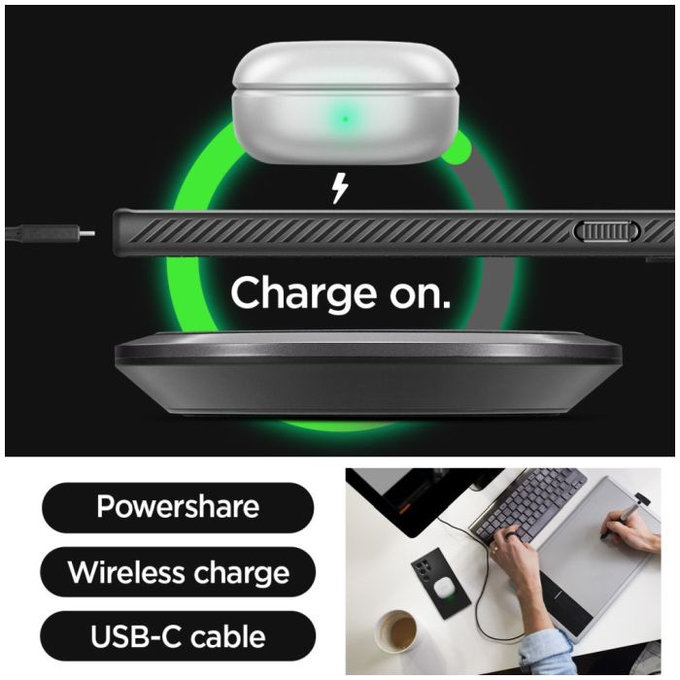 Θήκη Liquid Air για Samsung S24 Ultra | Matte Black | Spigen