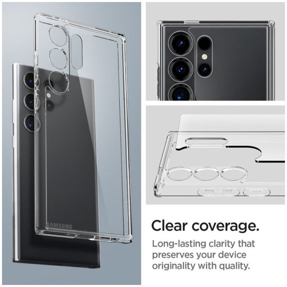 Θήκη Ultra Hybrid για Samsung S24 Ultra, Transparent, Spigen