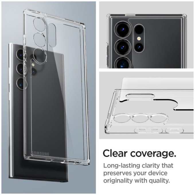 Θήκη Ultra Hybrid για Samsung S24 Ultra | Transparent | Spigen