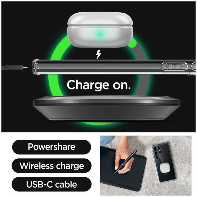 Θήκη Ultra Hybrid για Samsung S24 Ultra | Transparent | Spigen