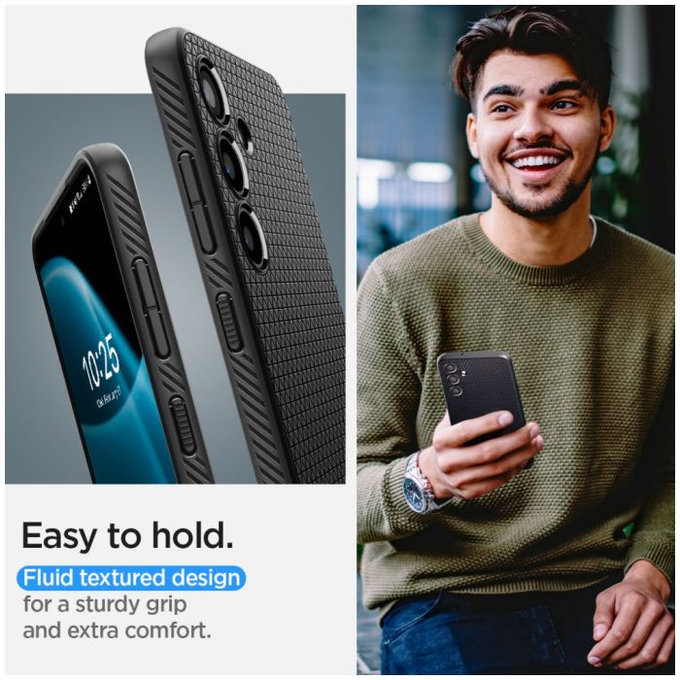 Θήκη Liquid Air για Samsung S24+ | Matte Black | Spigen