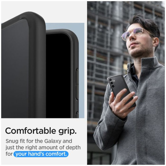 Θήκη Ultra Hybrid για Samsung S24+, Matte Black, Spigen