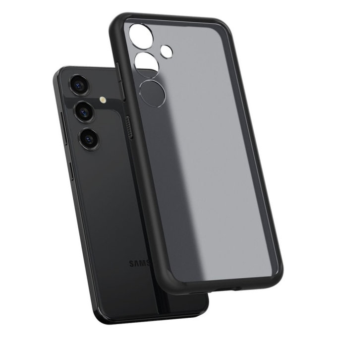 Θήκη Ultra Hybrid για Samsung S24+ | Ματ Transparent | Frost Black | Spigen