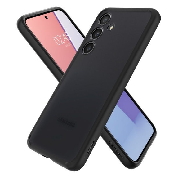 Θήκη Ultra Hybrid για Samsung S24+, Ματ Transparent, Frost Black, Spigen
