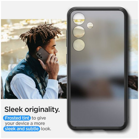 Θήκη Ultra Hybrid για Samsung S24+ | Ματ Transparent | Frost Black | Spigen