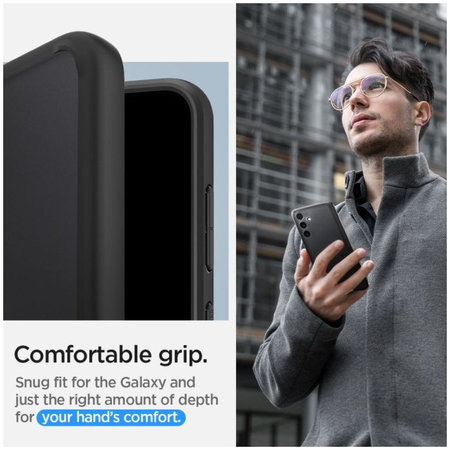 Θήκη Ultra Hybrid για Samsung S24+ | Ματ Transparent | Frost Black | Spigen