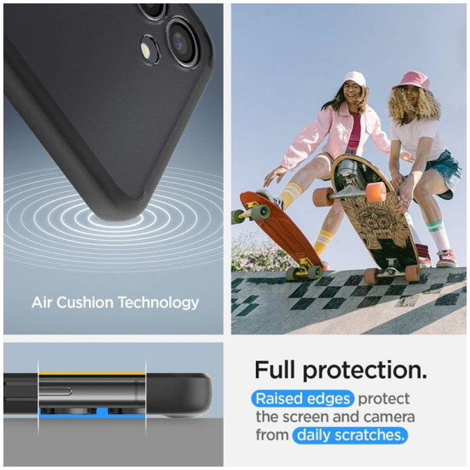 Θήκη Ultra Hybrid για Samsung S24+ | Ματ Transparent | Frost Black | Spigen