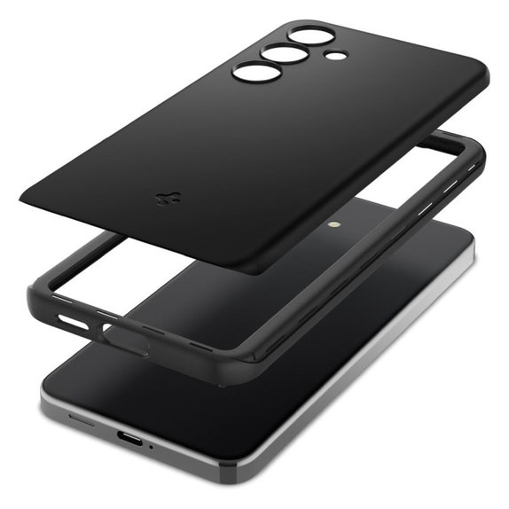 Θήκη Thin Fit για Samsung S24, Μαύρο, Black, Spigen
