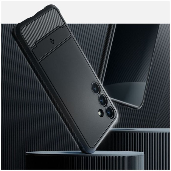 Θήκη Rugged Armor για Samsung S24, Matte Black, Spigen