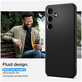 Θήκη Liquid Air για Samsung S24, Matte Black, Spigen