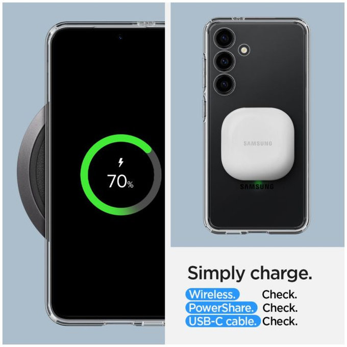 Θήκη Ultra Hybrid για Samsung S24 | Transparent | Spigen