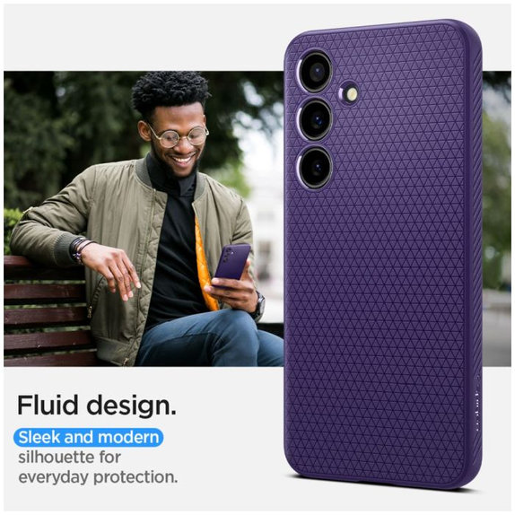 Θήκη Liquid Air για Samsung S24,  Deep Purple, Spigen
