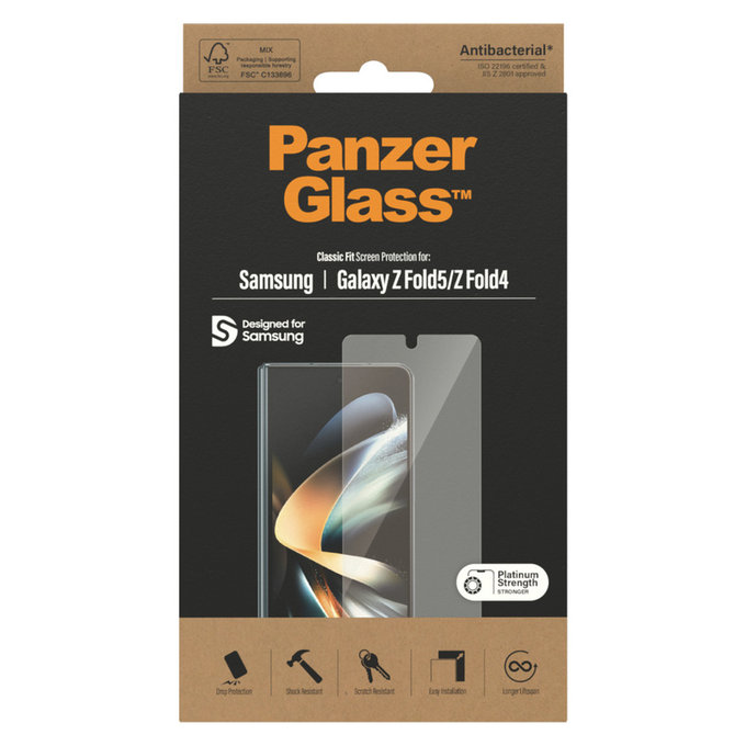 Σκληρυμένο γυαλί AB για Samsung Galaxy Z Fold5/Z Fold4, Διάφανο, PanzerGlass