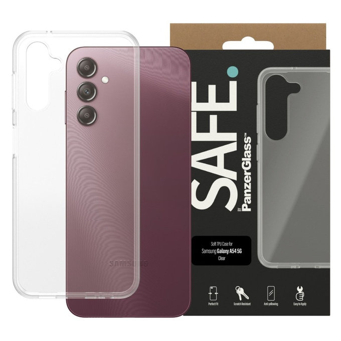 Θήκη TPU για Samsung Galaxy A14/A14 5G, Διάφανο, SAFE by PanzerGlass