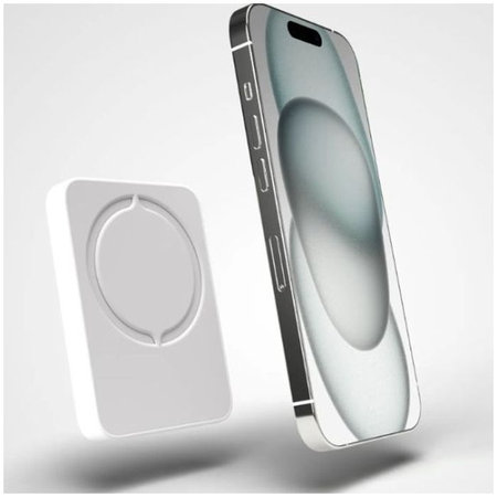 Θήκη MagSafe PowerBank 4200 mAh 5W | USB-C | Λευκό | White | PURO