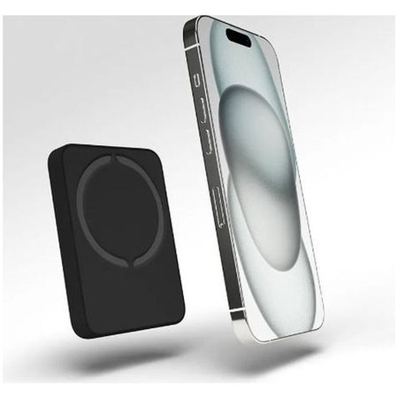 Θήκη MagSafe PowerBank 4200 mAh 5W | USB-C | Μαύρο | Black | PURO