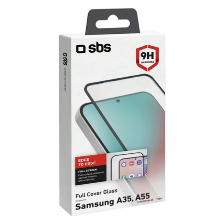 FullCover Glass - Προστατευτικό Γυαλί για Samsung A35 | A55 5G | Μαύρο | Black | SBS