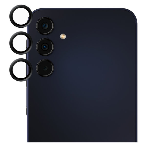 Προστατευτικό φακού κάμερας για Samsung Galaxy A15/A15 5G, Μαύρο, SAFE by PanzerGlass