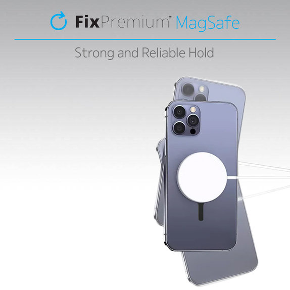 Μαγνήτης για MagSafe Ultra, Ασημί | Silver | FixPremium
