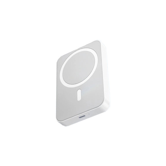 MagSafe PowerBank με Βάση 5000mAh | λευκό | white | FixPremium