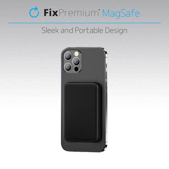 MagSafe PowerBank 10 000mAh | μαύρο | black | FixPremium