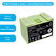 Μπαταρία για iRobot Roomba e-series, i-series, ABL-D1, 4624864, ABL-D2, 14.4V, 3000mAh