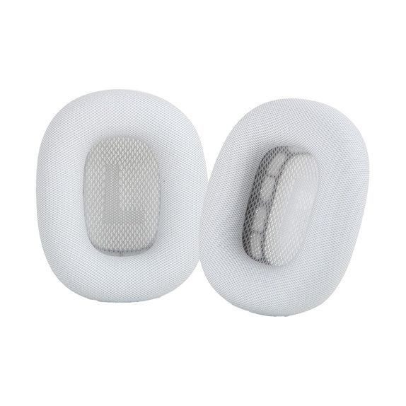 Ανταλλακτικά Μαξιλαράκια Δερματίνης για Apple AirPods Max, Λευκό, White, FixPremium