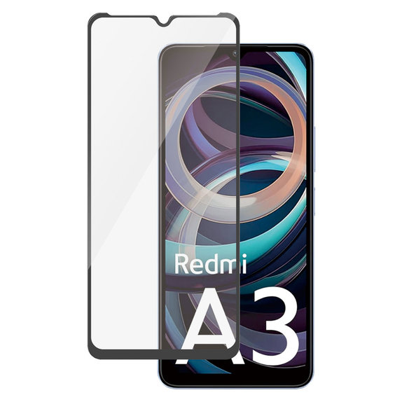 Σκληρυμένο γυαλί UWF AB για Xiaomi Redmi A3, Čierne, PanzerGlass