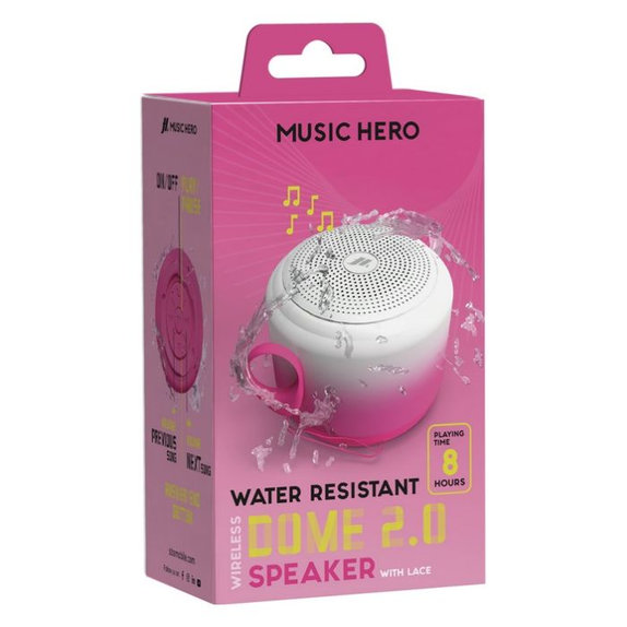 Ασύρματο Ηχείο DOME 2.0, 3 W | White | Λευκό | Music Hero