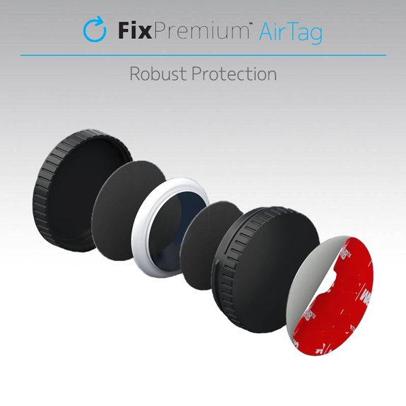 Προστατευτικό Κάλυμμα για AirTag | Μαύρο | Black | FixPremium