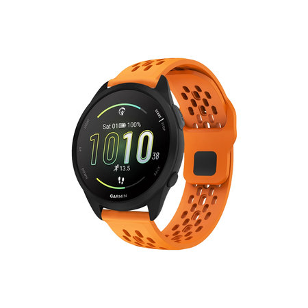 Universal Λουράκι Σιλικόνης για Garmin (20mm) | Πορτοκάλι | Orange | FixPremium