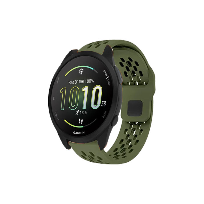 Universal Λουράκι Σιλικόνης για Garmin (22mm) | Πράσινο | Green | FixPremium