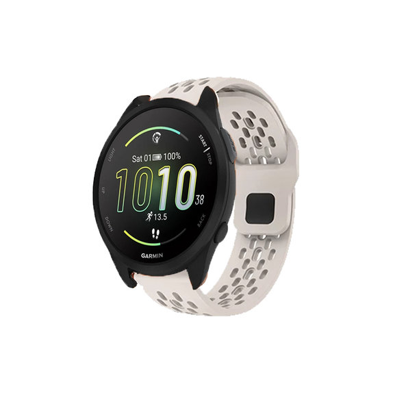 Universal Λουράκι Σιλικόνης για Garmin (20mm) | Λευκό | White | FixPremium