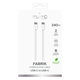 Καλώδιο USB-C / USB-C, 240W, Fabrik FABK4 (2m), Λευκό | White | PURO