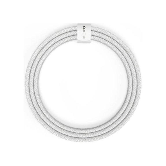 Καλώδιο USB-C / USB-C, 240W, Fabrik FABK4 (2m), Λευκό | White | PURO