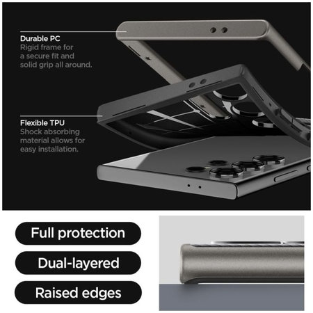 Θήκη Neo Hybrid για Samsung S24 Ultra | Gunmetal | Spigen