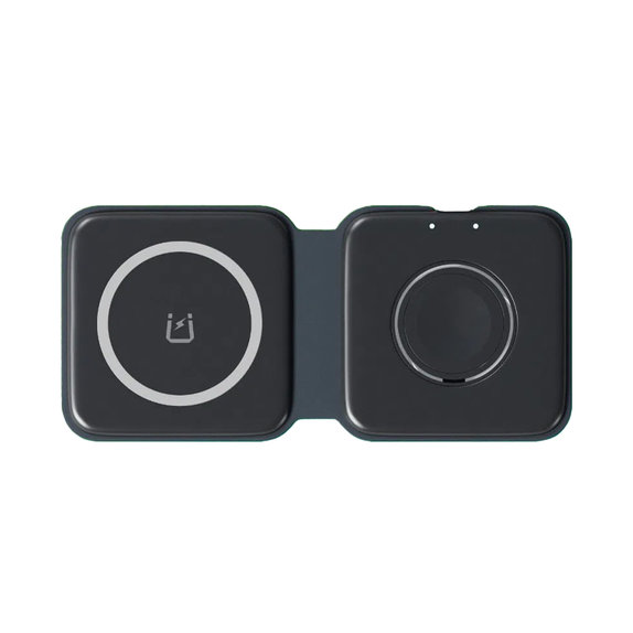 Θήκη MagSafe Duo για iPhone & Apple Watch | Μαύρο | Black | FixPremium