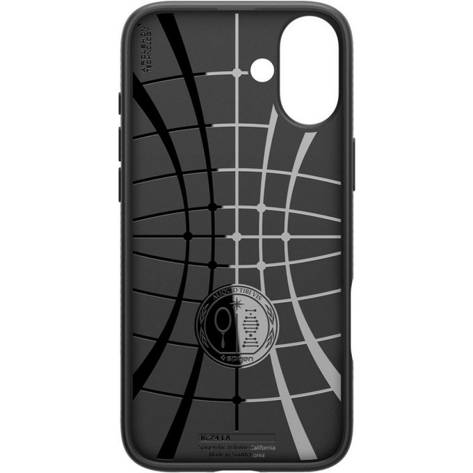 Θήκη Liquid Air για iPhone 16 Plus | Matte Black | Spigen
